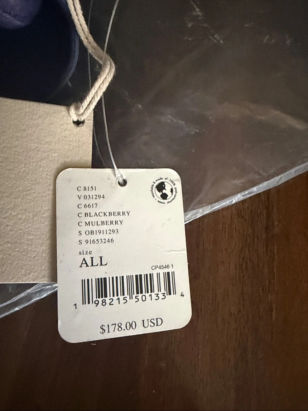 NWT Free People Head Over Heels Tote in Mulberry